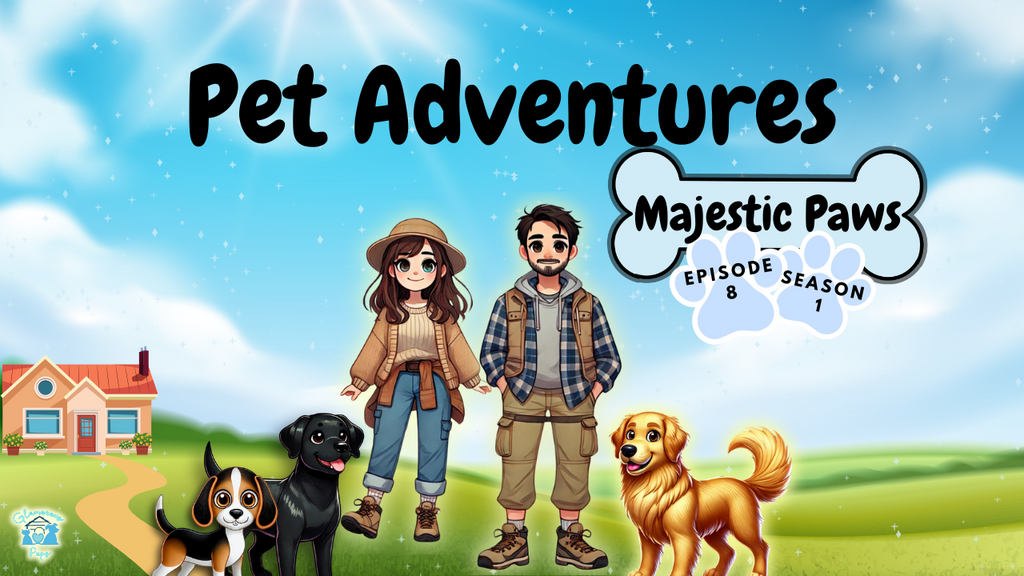 E8 S1: Max, Bella, and Luna’s Journey Home – The Plane Ride Adventure Begins!