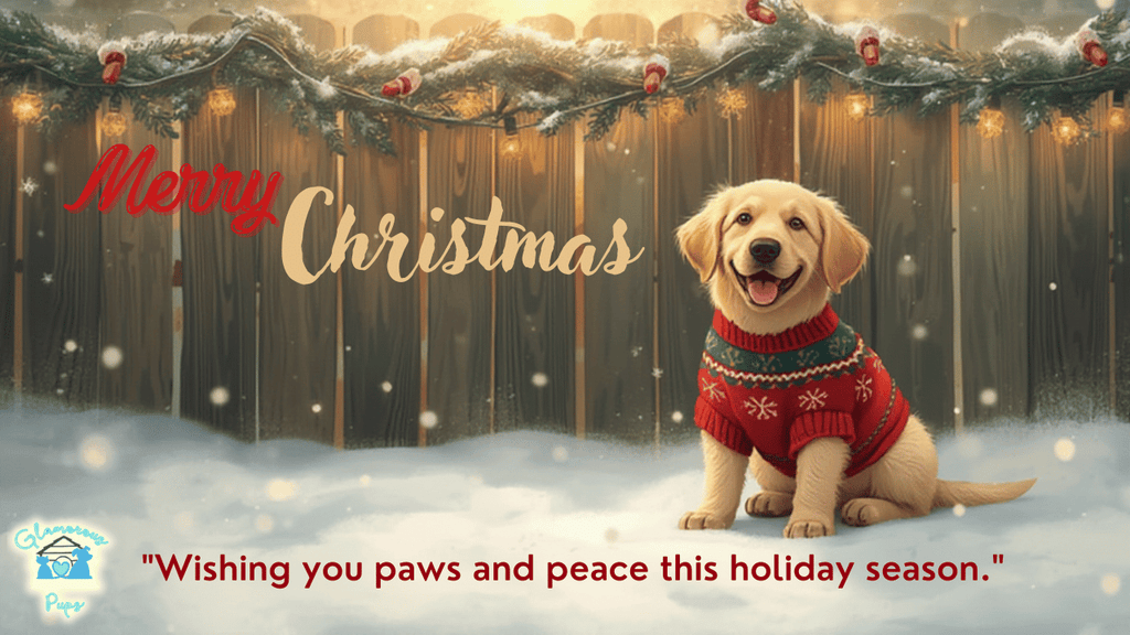 Christmas With Glamorous Pups Holiday Pet Couture - Glamorous Pups