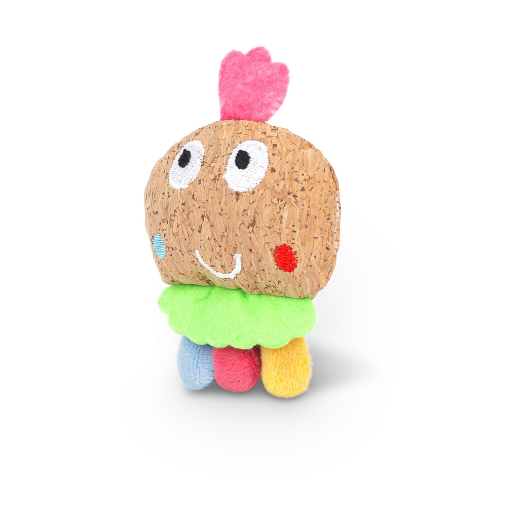 Glamorous Pups : Multi Colored Cat Cork Toy