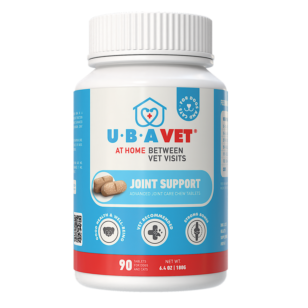 Glamorous Pups : UBAVET UBASPORT Advanced Joint Care Tablets for Dogs & Cats – Premium Glucosamine, Chondroitin & MSM Formula for Mobility, Strength & Comfort