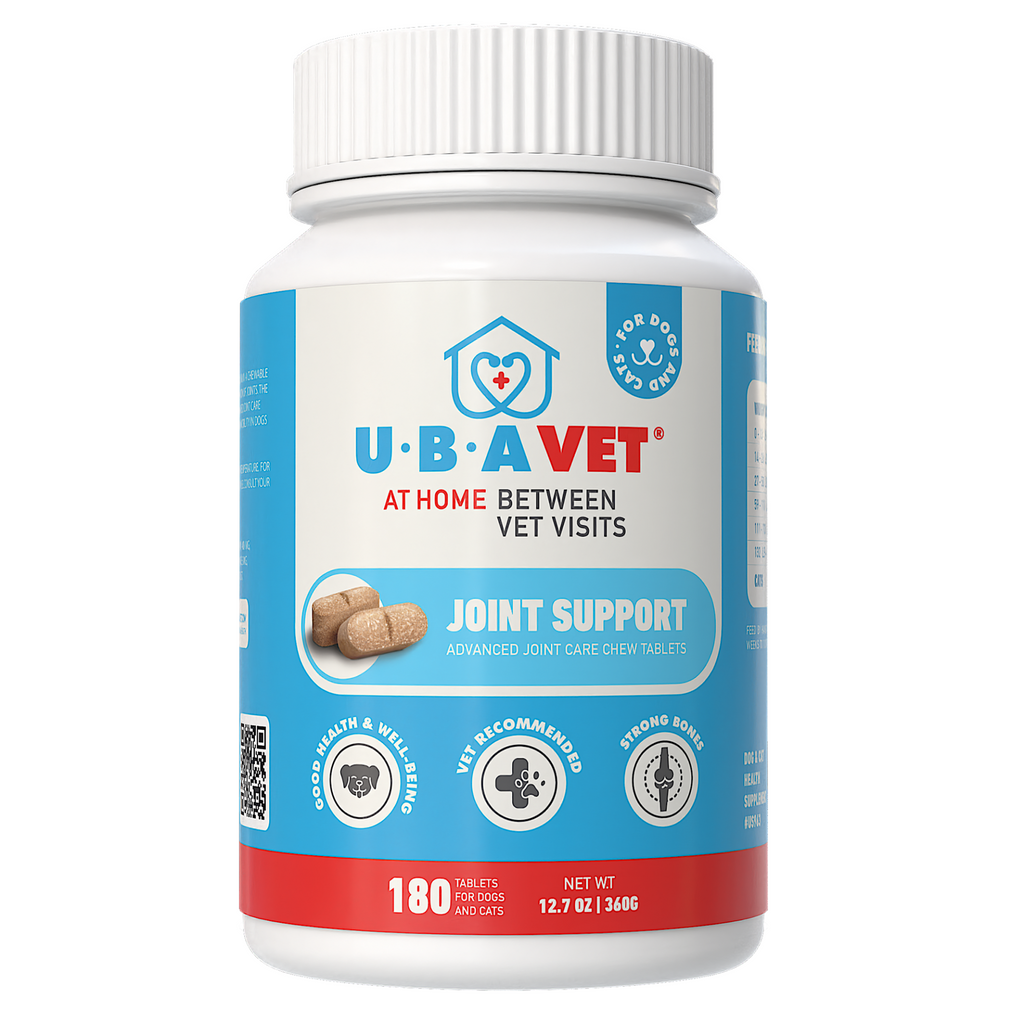 Glamorous Pups : UBAVET UBASPORT Advanced Joint Care Tablets for Dogs & Cats – Premium Glucosamine, Chondroitin & MSM Formula for Mobility, Strength & Comfort
