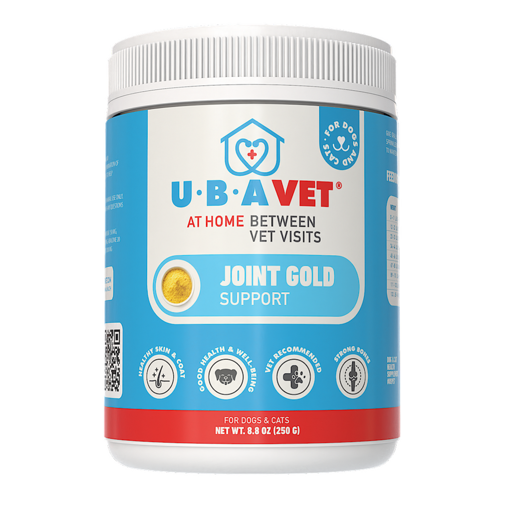 Glamorous Pups : UBAVET Joint Gold Joint Care Powder for Dogs & Cats – 8.8 oz (250g) | Advanced Joint Support with Glucosamine, Chondroitin, MSM & Green Lipped Mussels