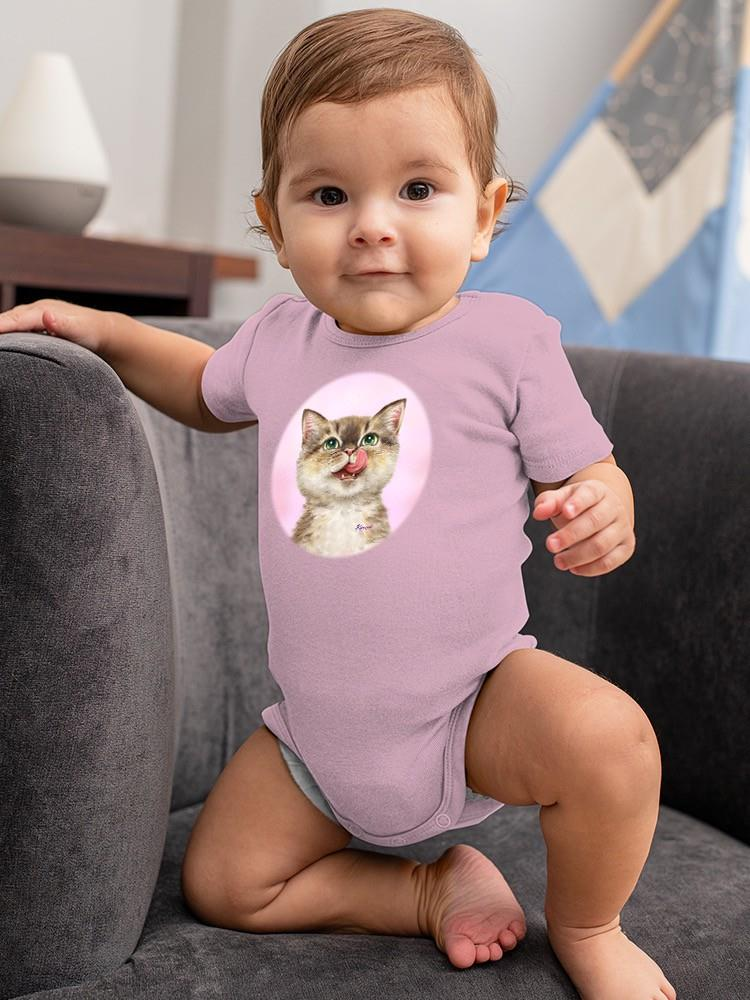 Glamorous Pups : Cat Licking Face Bodysuit -Kayomi Harai Designs