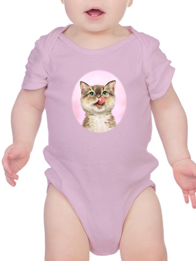 Glamorous Pups : Cat Licking Face Bodysuit -Kayomi Harai Designs