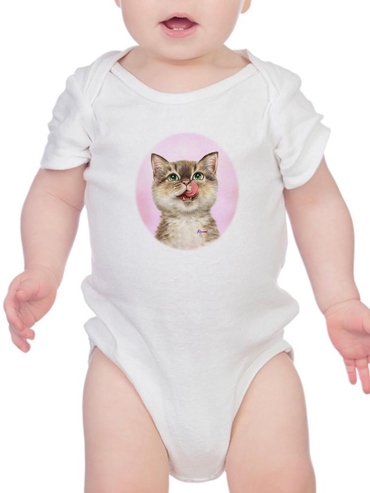 Glamorous Pups : Cat Licking Face Bodysuit -Kayomi Harai Designs