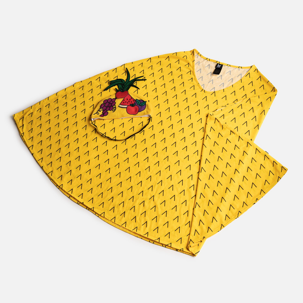 Glamorous Pups : 🍌🥭 Fruit Basket Matching Human Costume – Fun & Easy Halloween Outfit!