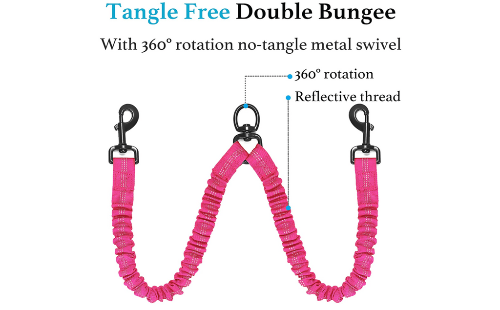 Glamorous Pups : Dual Bungee Leash Add-On