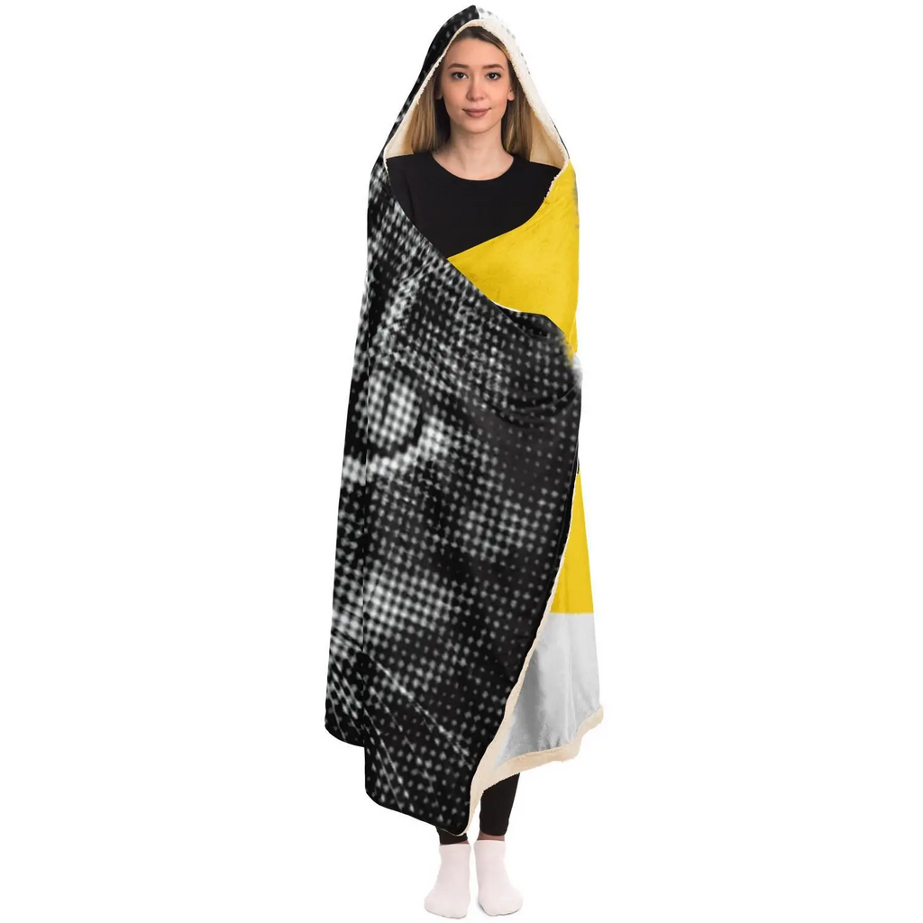 Glamorous Pups : Cat stare Kid's sweater Hooded Blanket