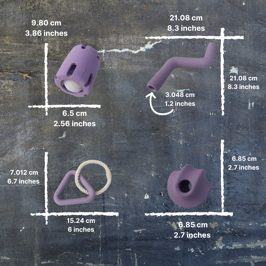 Glamorous Pups : Pet Playtime Set – Chew-Proof, Enriching, and Safe Toys for Active Pets