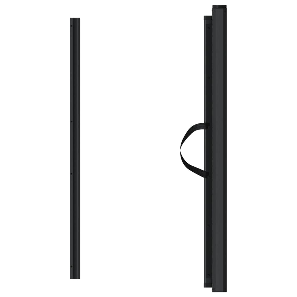 Glamorous Pups : vidaXL Retractable Pet Gate Black 32.5"x49.2"
