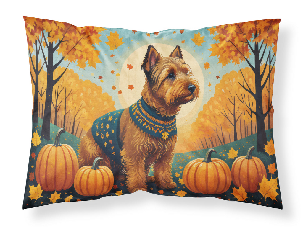 Glamorous Pups : Welsh Terrier Fall Standard Pillowcase