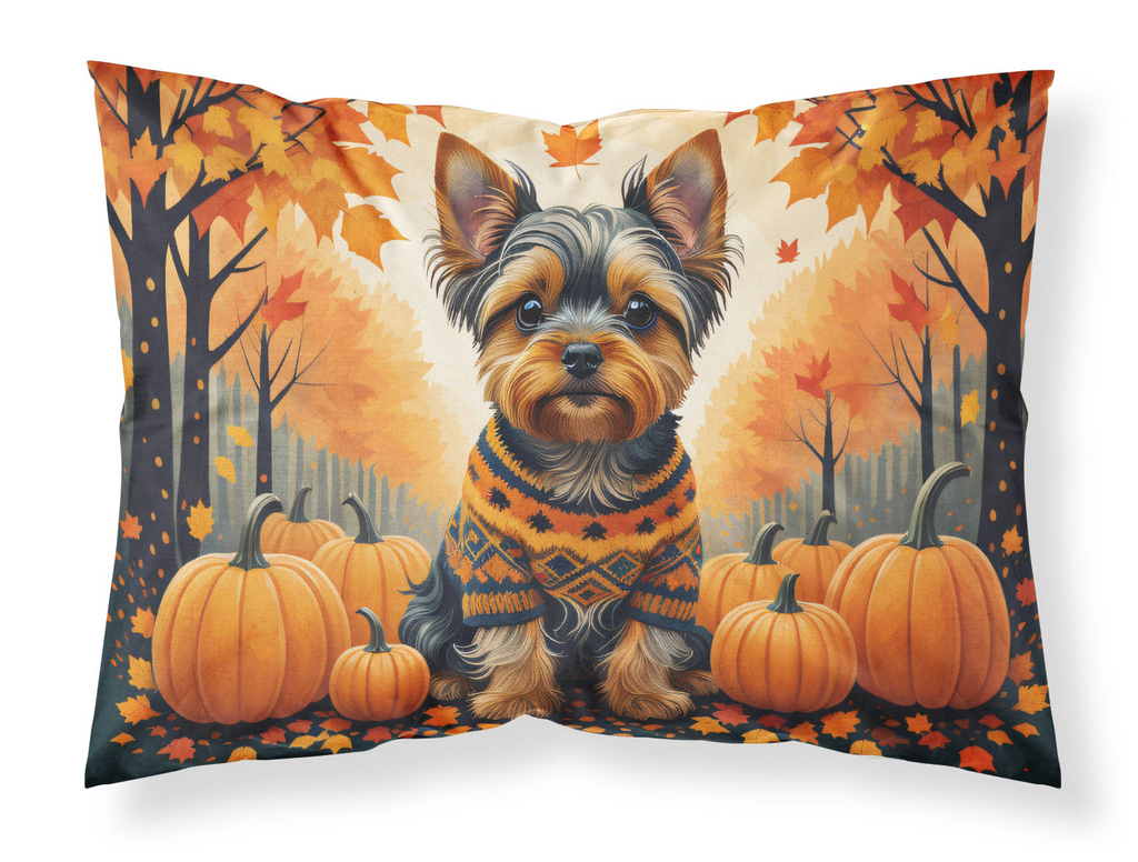 Glamorous Pups : Yorkshire Terrier Fall Standard Pillowcase