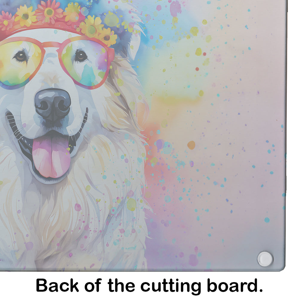 Glamorous Pups : Great Pyrenees Hippie Dawg Glass Cutting Board