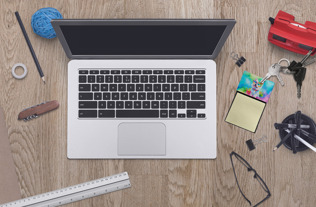 Glamorous Pups : Westie Hippie Dawg Sticky Note Holder