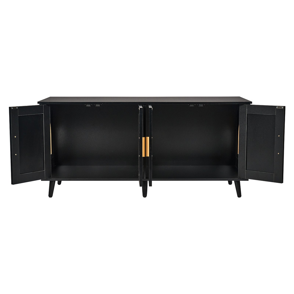 Glamorous Pups : VEVOR Cat Litter Box Enclosure – 47.2" Wooden Hidden Double-Room Litter Box Cabinet | Modern Cat Washroom Furniture with Dual Doors & Side Windows (Black)