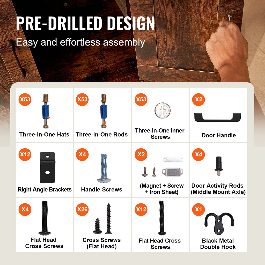 Glamorous Pups : VEVOR Cat Litter Box Enclosure – 33.5" Wooden Hidden Litter Box Cabinet with 3-Tier Shelves | Multi-Functional Cat Washroom Furniture & Storage Organizer (Dark Brown)