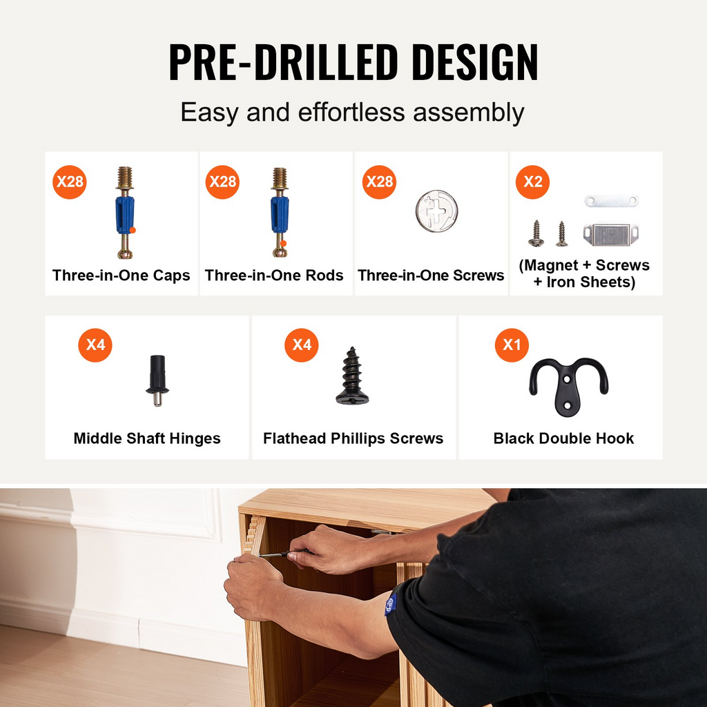 Glamorous Pups : VEVOR Cat Litter Box Enclosure | 31.5" Hidden Litter Box Furniture with 2 Doors & Sturdy Metal Legs | Wooden Cat Washroom Indoor Cabinet, Natural Finish