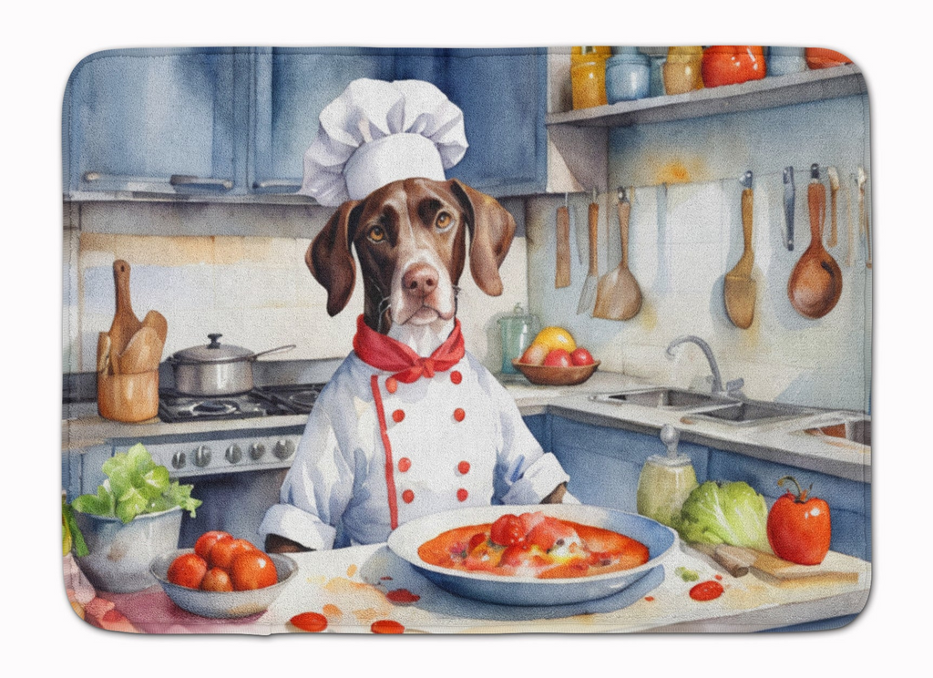 Glamorous Pups : Pointer The Chef Memory Foam Kitchen Mat
