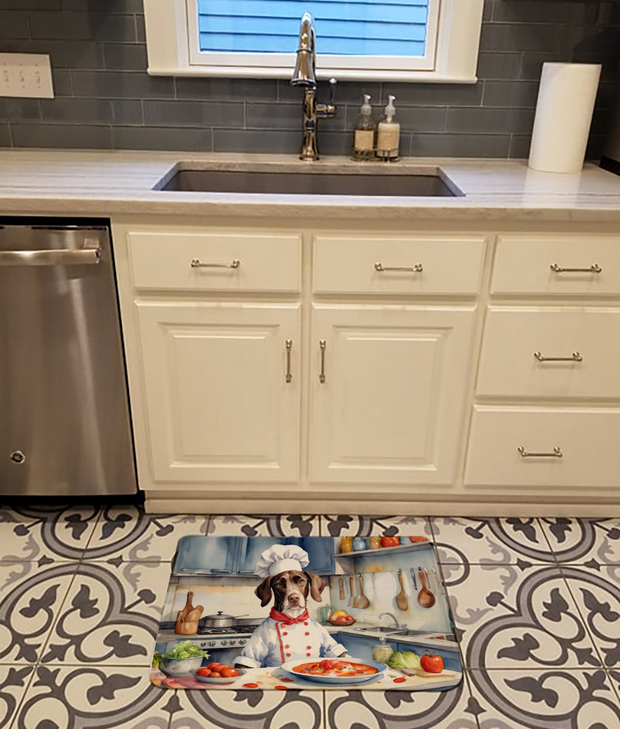 Glamorous Pups : Pointer The Chef Memory Foam Kitchen Mat