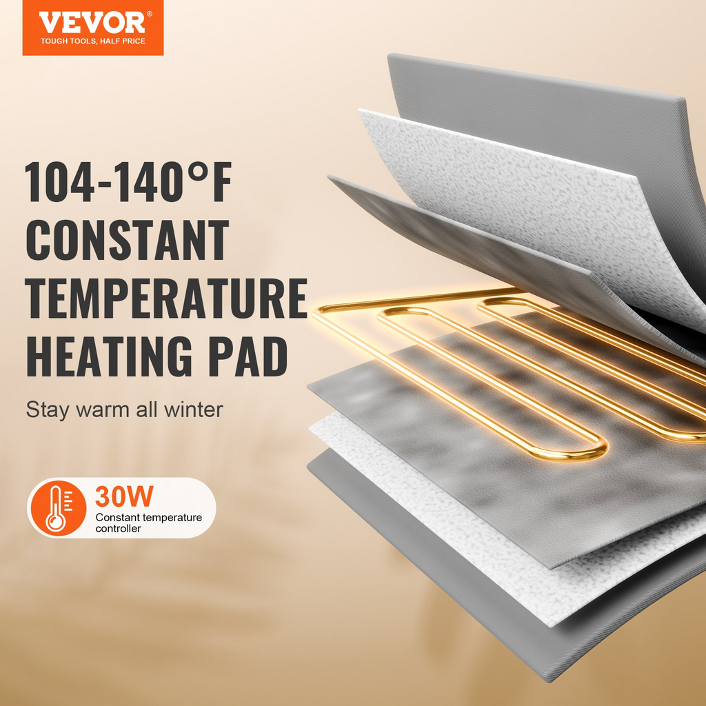 Glamorous Pups : VEVOR Elevated Heated Cat House – Large Foldable 900D Oxford Cloth Kitty Shelter with Adjustable Temperature & Timer | Waterproof Winter Cat Bed with Removable Bottom Cot (Green)