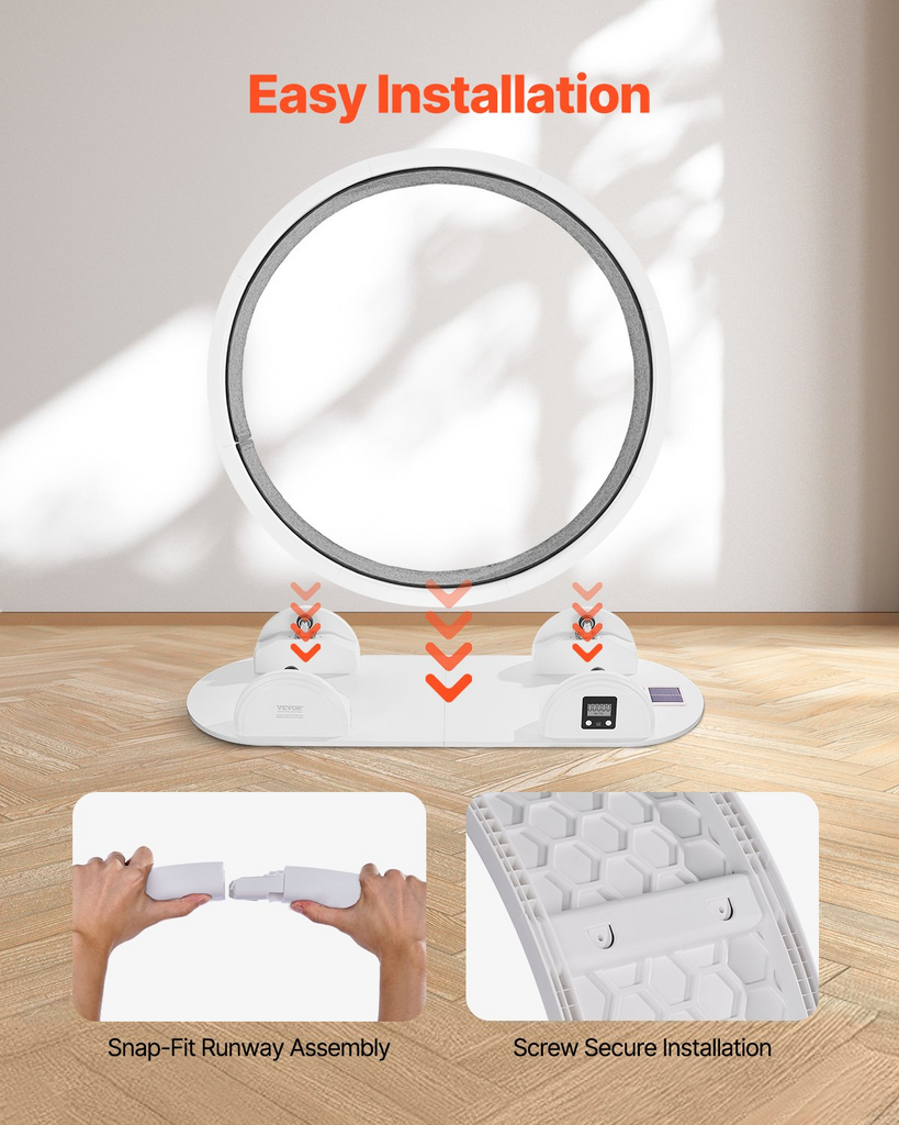 Glamorous Pups : VEVOR 40.8” Cat Exercise Wheel with Pedometer | Quiet Indoor Cat Treadmill with Brake & Carpeted Runway – White Fitness Wheel for Cats Under 30 lbs