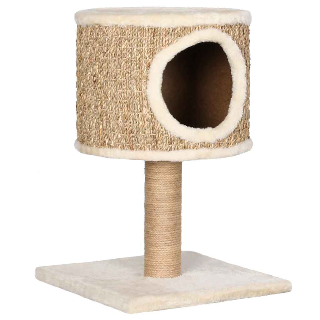 Glamorous Pups : vidaXL Cat Tree Beige Flakeboard Compact Durable Cat Tree Square