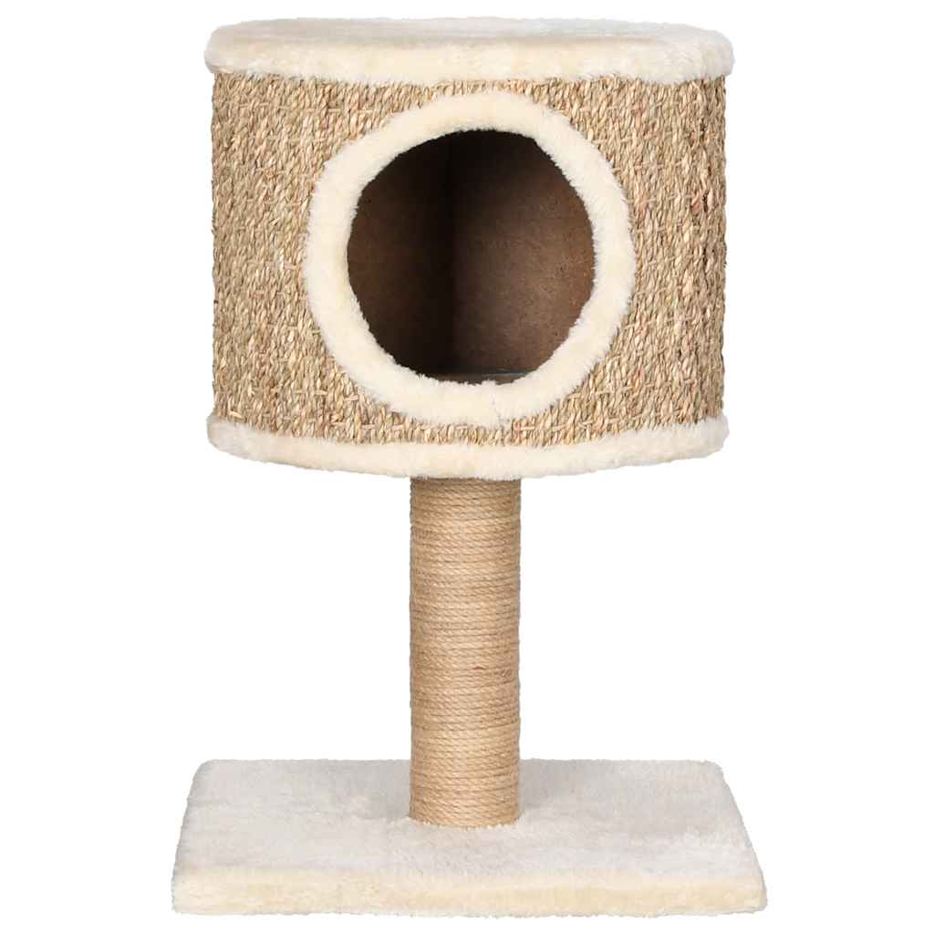 Glamorous Pups : vidaXL Cat Tree Beige Flakeboard Compact Durable Cat Tree Square