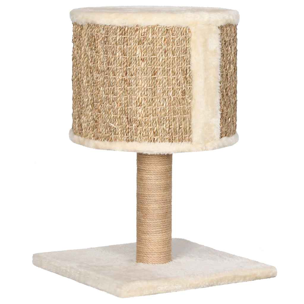 Glamorous Pups : vidaXL Cat Tree Beige Flakeboard Compact Durable Cat Tree Square