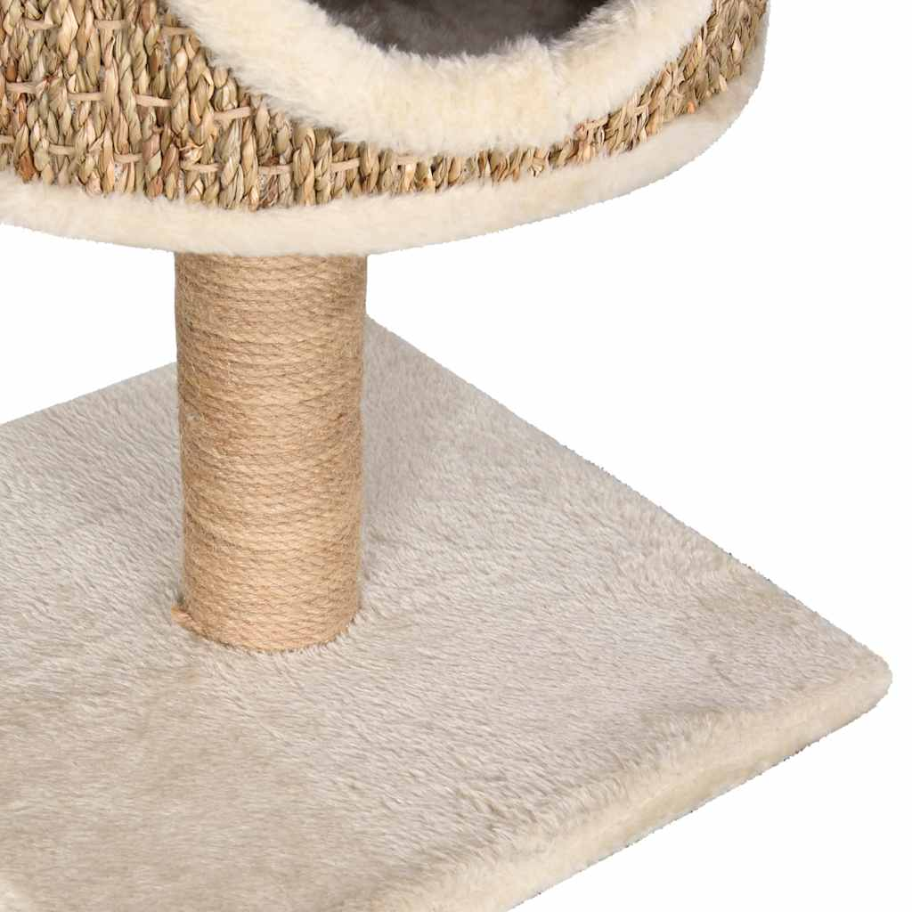 Glamorous Pups : vidaXL Cat Tree Beige Flakeboard Compact Durable Cat Tree Square