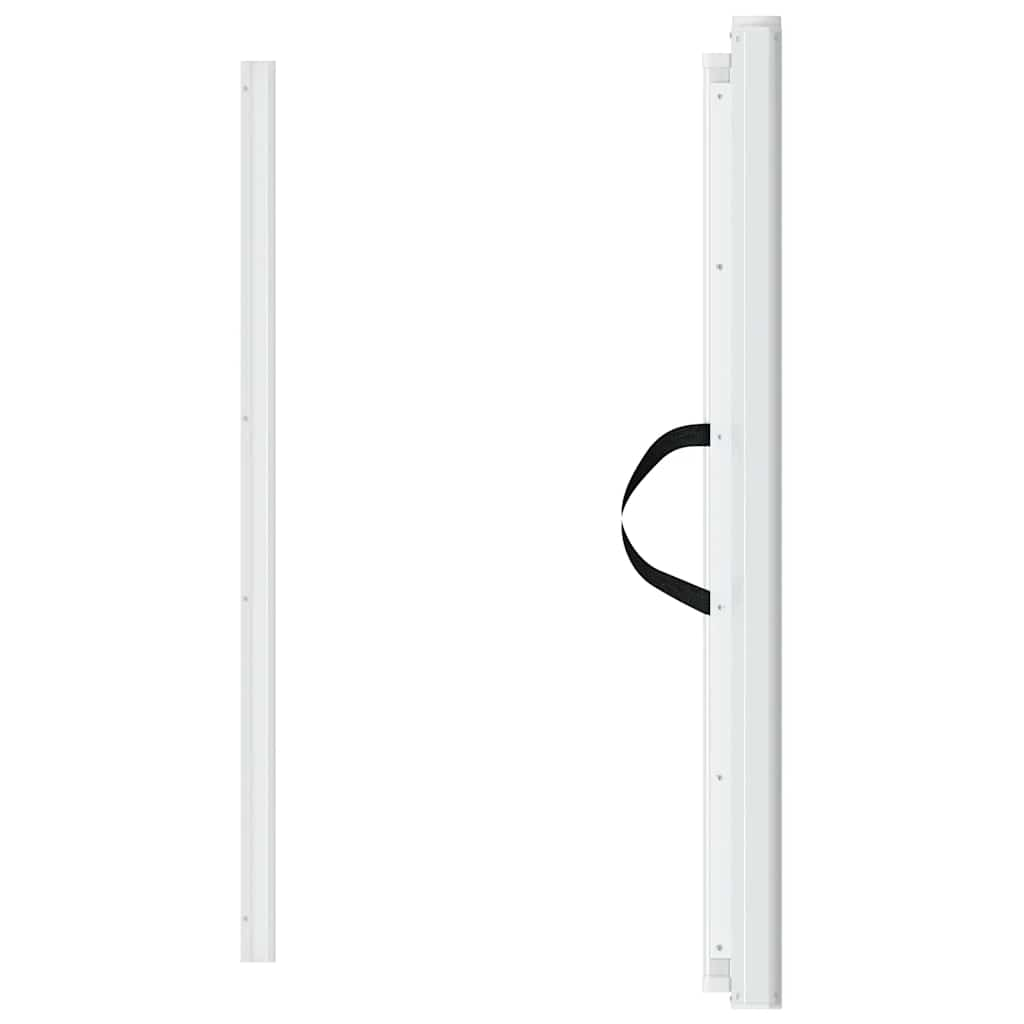 Glamorous Pups : vidaXL Retractable Pet Gate White 40.4"x49.2"