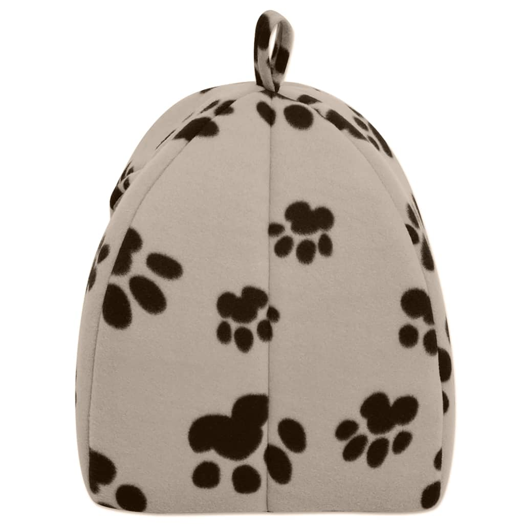 Glamorous Pups : vidaXL Cat Cubby Beige Polyester Fleece Large Removable Covers
