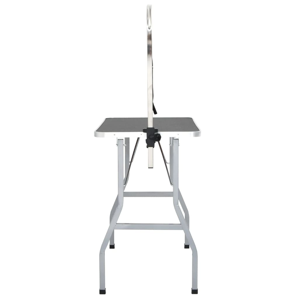 Glamorous Pups : vidaXL Bath Grooming Table Black Engineered wood, Powder-coated iron