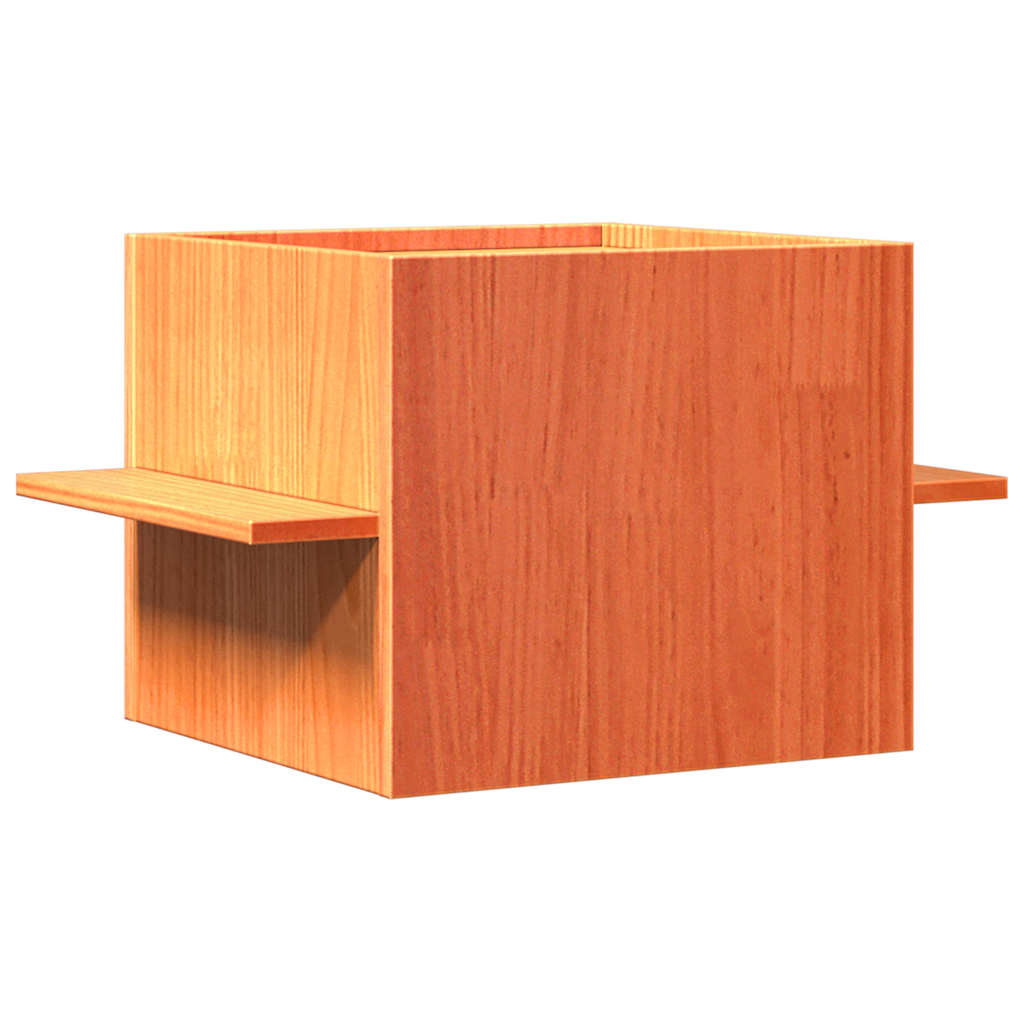 Glamorous Pups : vidaXL Cat House Wax Brown Solid Pine Wood Medium Durable Cat House