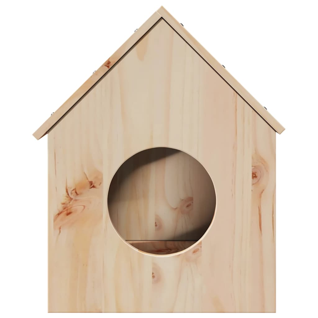Glamorous Pups : vidaXL Cat House Pine Solid Pine Wood Medium Durable Cat House Cubic