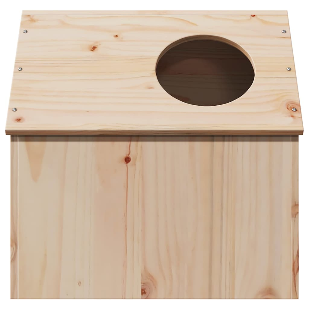 Glamorous Pups : vidaXL Cat House Pine Solid Pine Wood Medium Durable Cat House Cubic