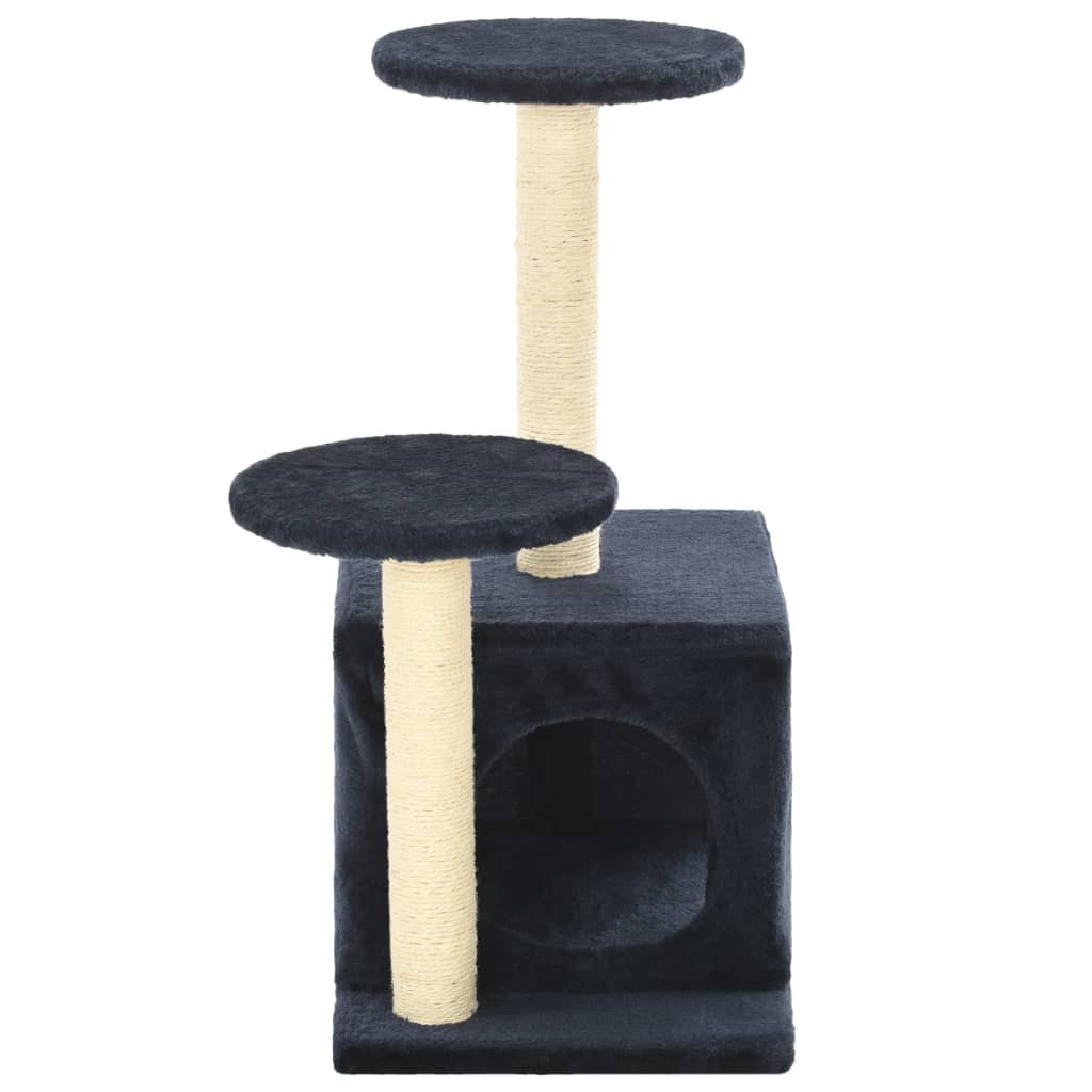 Glamorous Pups : vidaXL Cat Tree Dark Blue