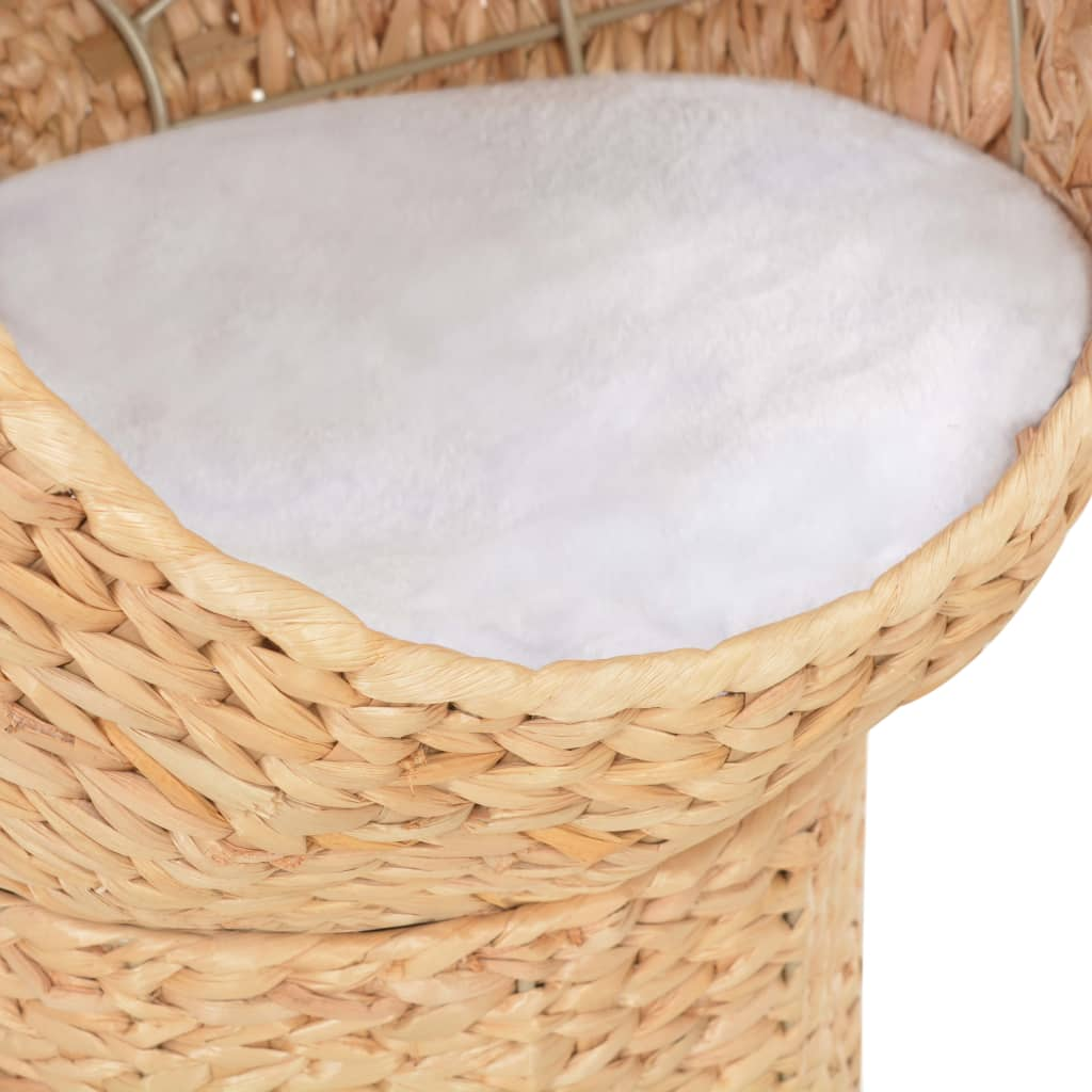 Glamorous Pups : vidaXL Cat Basket Natural Seagrass, Wood Small Removable Covers