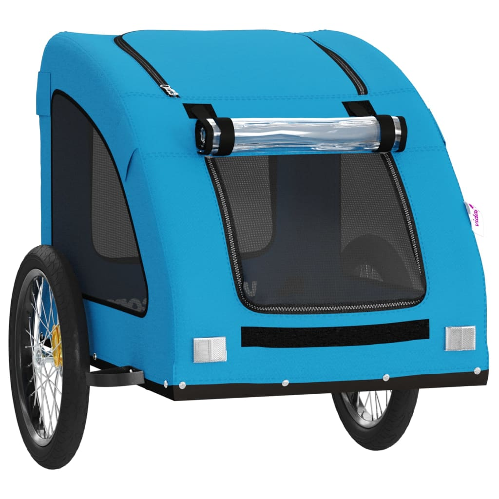 Glamorous Pups : vidaXL Pet Bike Trailer Collapsible Pet Trailer Rectangular Industrial