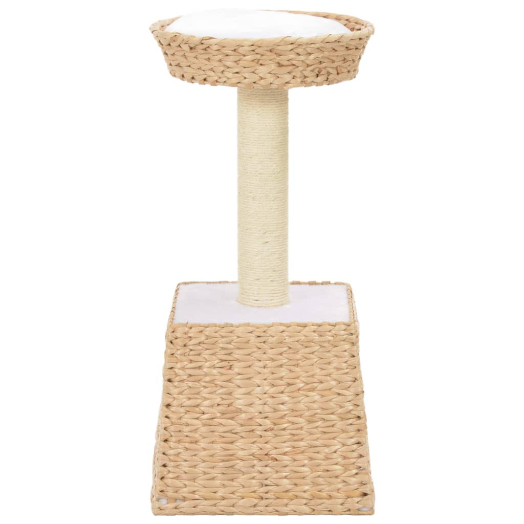 Glamorous Pups : vidaXL Cat Tree Natural Seagrass, soft plush, sisal rope Compact
