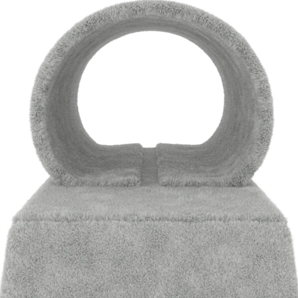 Glamorous Pups : vidaXL Cat Scratching Post Light Grey Engineered wood, plush, sisal Medium