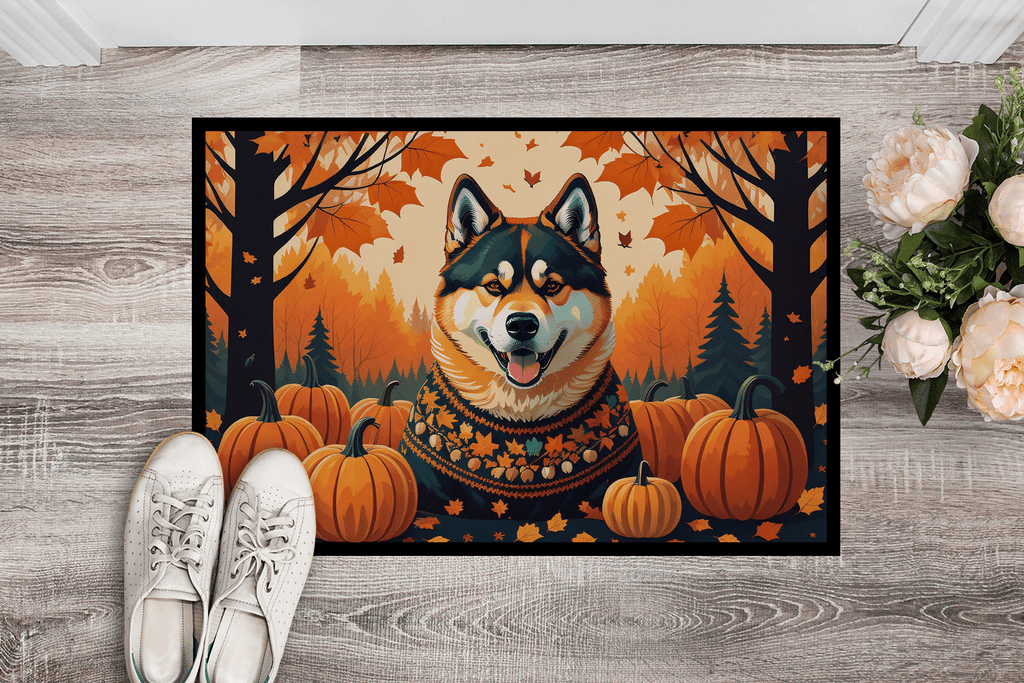 Glamorous Pups : Akita Fall Doormat