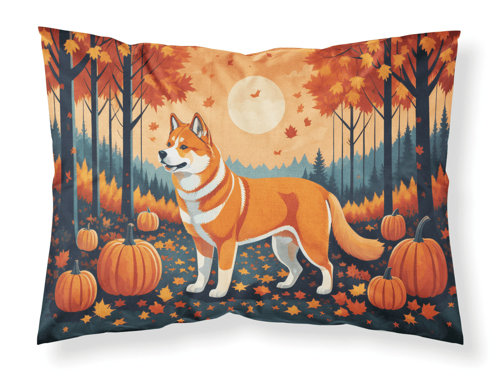 Glamorous Pups : Akita Fall Standard Pillowcase