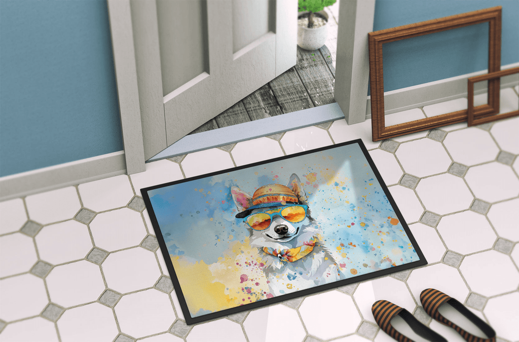 Glamorous Pups : Alaskan Klee Kai Hippie Dawg Doormat