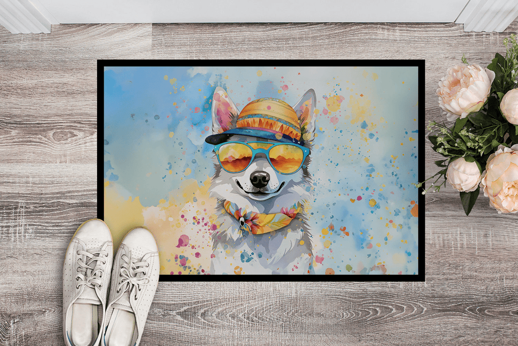 Glamorous Pups : Alaskan Klee Kai Hippie Dawg Doormat