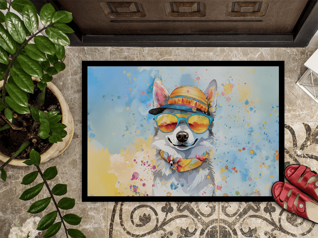 Glamorous Pups : Alaskan Klee Kai Hippie Dawg Doormat