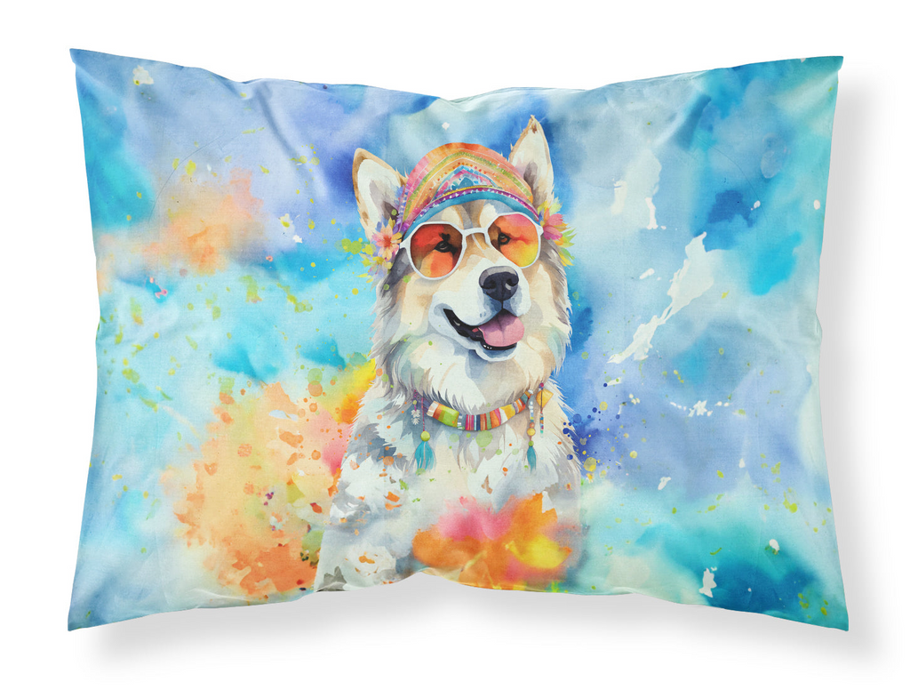 Glamorous Pups : Alaskan Malamute Hippie Dawg Standard Pillowcase