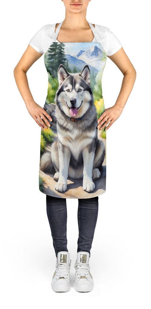 Glamorous Pups : Alaskan Malamute Spring Garden Apron