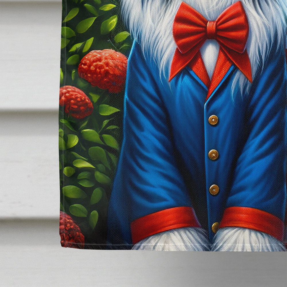 Glamorous Pups : All American Bearded Collie House Flag