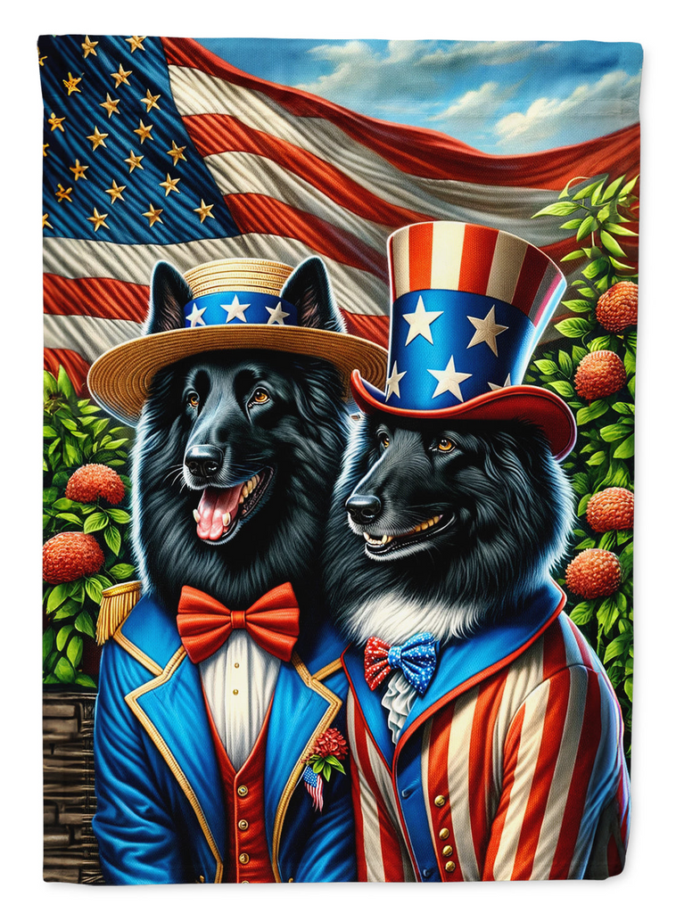 Glamorous Pups : All American Belgian Sheepdog House Flag