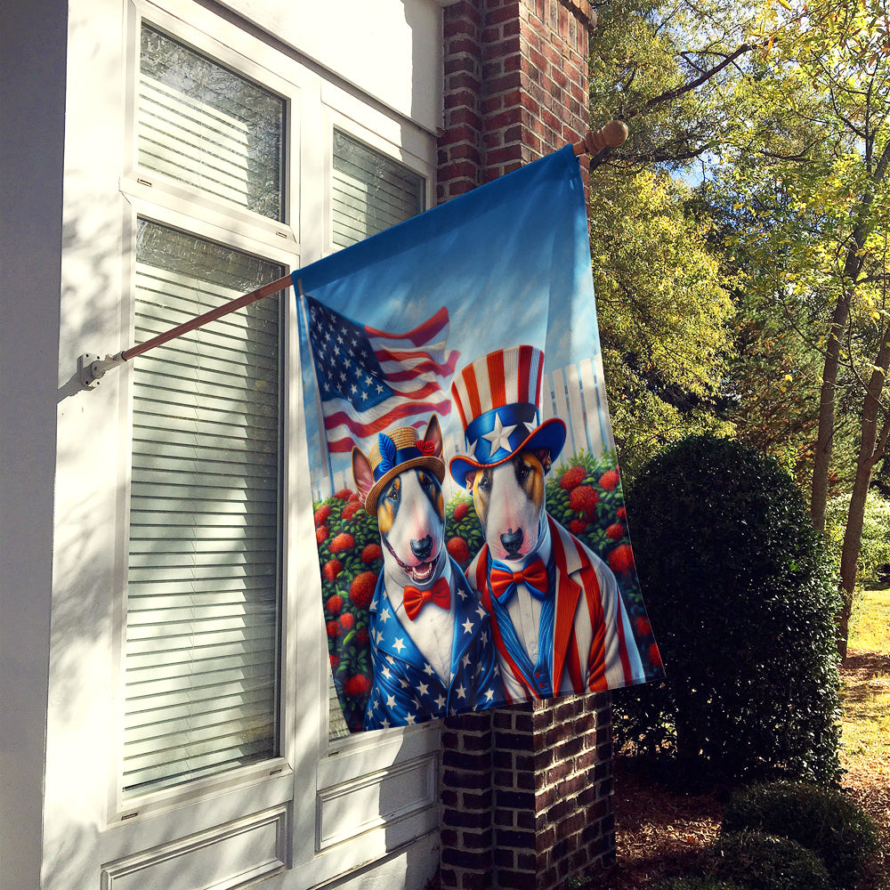 Glamorous Pups : All American English Bull Terrier House Flag